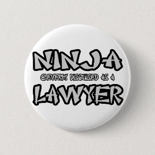 Badge Rond 5 Cm Ninja...Avocat