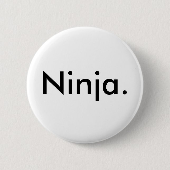 Badge Rond 5 Cm Ninja.Badge (Devant)