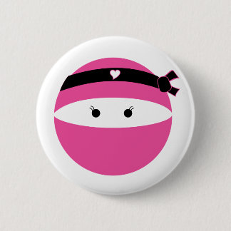 Badge Rond 5 Cm Ninja Girl
