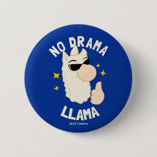 Badge Rond 5 Cm No Drama Llama