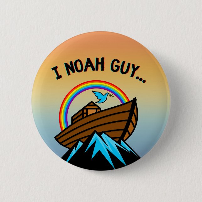 Badge Rond 5 Cm Noah Pin (Devant)