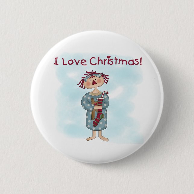 Badge Rond 5 Cm Noël (Devant)