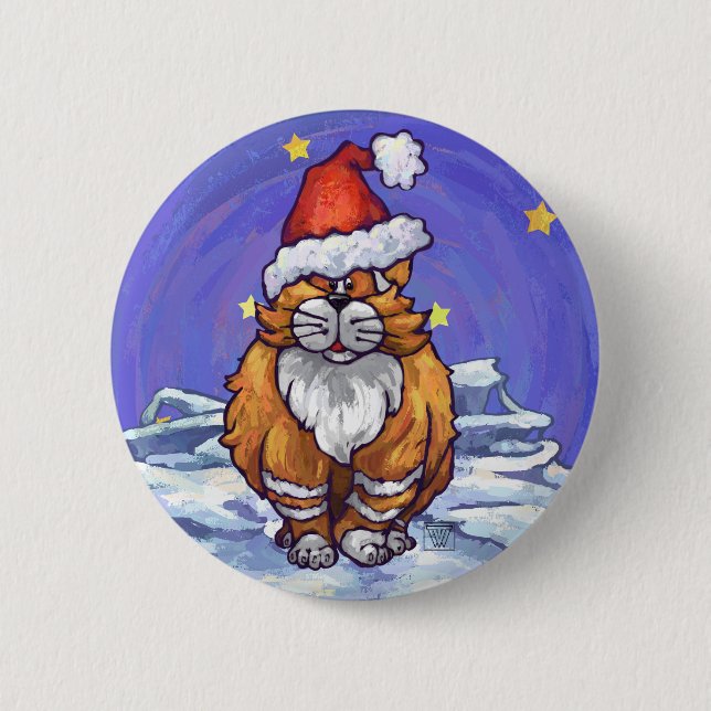 Badge Rond 5 Cm Noël au gingembre (Devant)