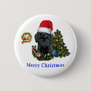 Badge Rond 5 Cm Noël aux canicules