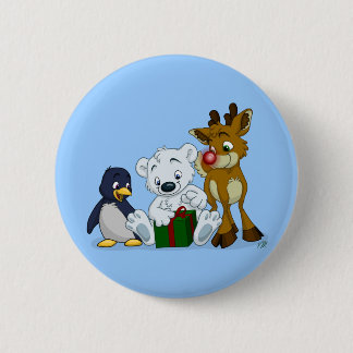 Badge Rond 5 Cm Noël CUB se boutonnent
