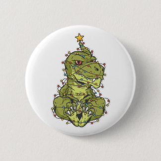 Badge Rond 5 Cm Noël de l'arbre Rex