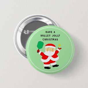 Badge Rond 5 Cm Noël de Pickball
