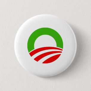 Badge Rond 5 Cm Noël d'Obama