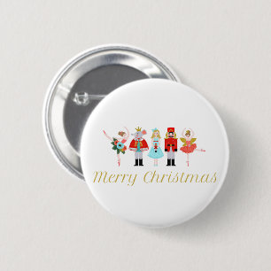 Badge Rond 5 Cm Noël du Ballet de Nutcracker