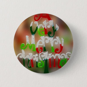 Badge Rond 5 Cm noël très joyeux