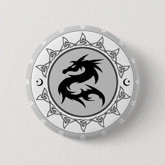 Badge Rond 5 Cm Noeud 4 de dragon