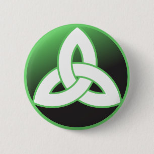 Badge Rond 5 Cm Noeud celtique de trinité