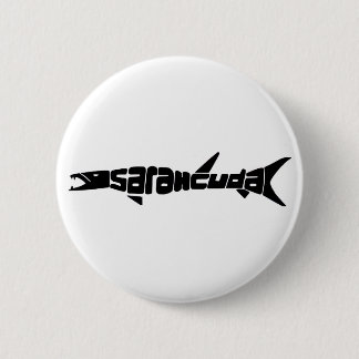 Badge Rond 5 Cm Noir de bouton de Sarahcuda