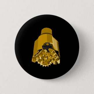 Badge Rond 5 Cm noir de peu de foret