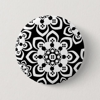 Badge Rond 5 Cm noir et blanc
