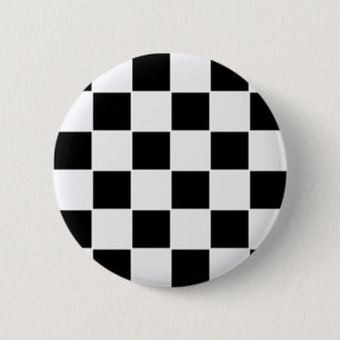 Badge Rond 5 Cm Noir et blanc