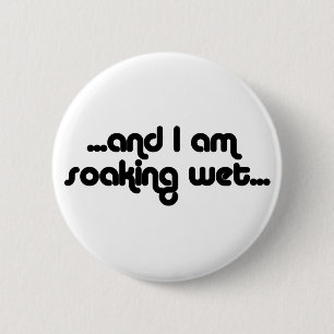 Badge Rond 5 Cm Noir humide de trempage