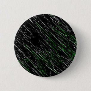 Badge Rond 5 Cm Noir marbré vert