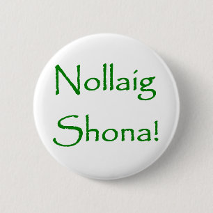 Badge Rond 5 Cm Nollaig Shona