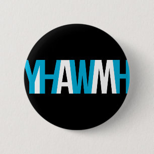 Badge Rond 5 Cm Nom de Dieu - YHWH "JE SUIS "