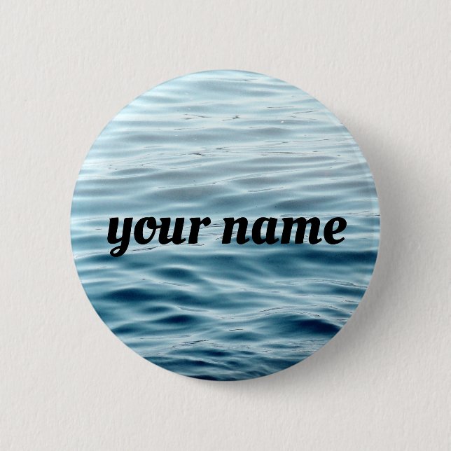 Badge Rond 5 Cm Nom de l'eau de toilette (Devant)