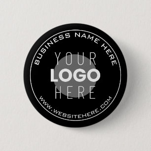 Badge Rond 5 Cm Nom de votre entreprise, site Web + image téléchar