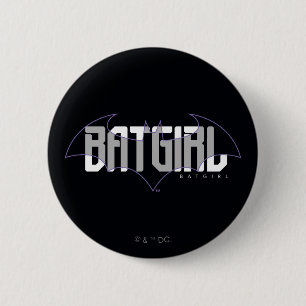 Badge Rond 5 Cm Nom Hi-Tech de Batgirl Graphique