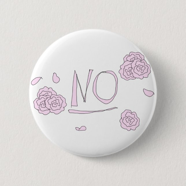 Badge Rond 5 Cm Non (Devant)