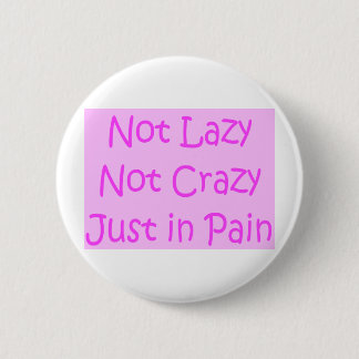 Badge Rond 5 Cm non fou non paresseux