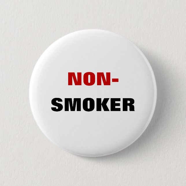 Badge Rond 5 Cm Non-fumeur - bouton (Devant)