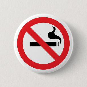 Badge Rond 5 Cm Non-fumeurs