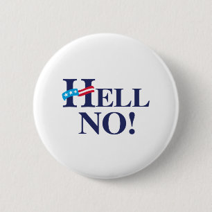 Badge Rond 5 Cm Non Hillary - .png