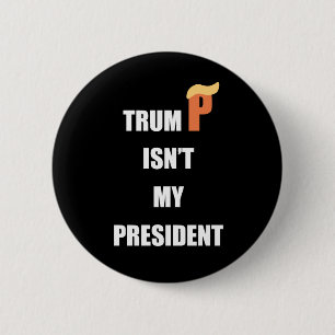 Badge Rond 5 Cm Non mon président