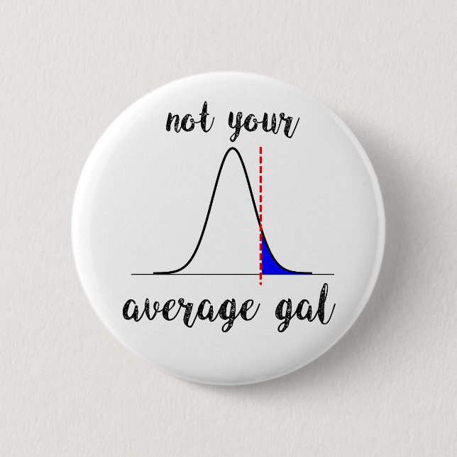 Badge Rond 5 Cm Non votre bouton moyen de gallon (Devant)