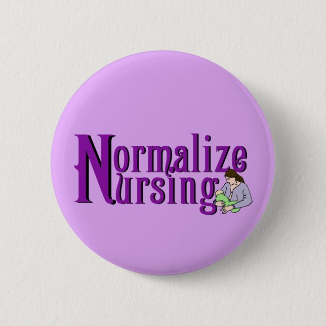Badge Rond 5 Cm Normaliser les soins infirmiers (Devant)