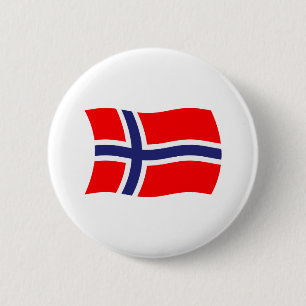 Badge Rond 5 Cm Norway Flag Button