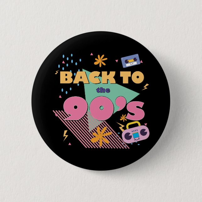 Badge Rond 5 Cm Nostalgie joueuse (Devant)