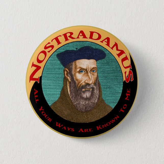 Badge Rond 5 Cm Nostradamus (Devant)