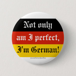 Badge Rond 5 Cm Not only, je suis parfait...