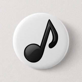 Badge Rond 5 Cm Note musicale