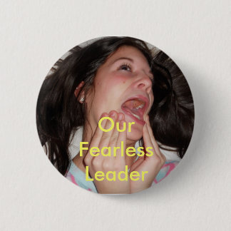 Badge Rond 5 Cm Notre chef courageux