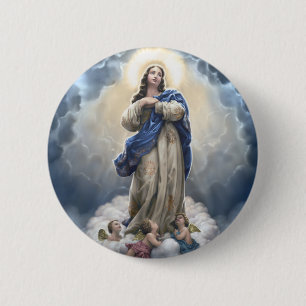 Badge Rond 5 Cm Notre-Dame de l'Assomption