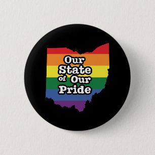 Badge Rond 5 Cm Notre État de notre fierté Ohio