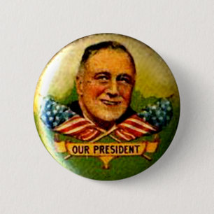 Badge Rond 5 Cm Notre président - bouton