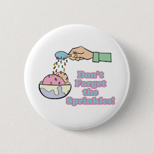 Badge Rond 5 Cm n'oubliez pas les arrosages