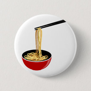 Badge Rond 5 Cm Nouilles