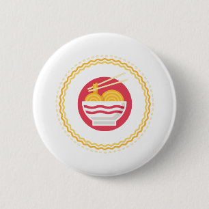 Badge Rond 5 Cm nouilles ramen