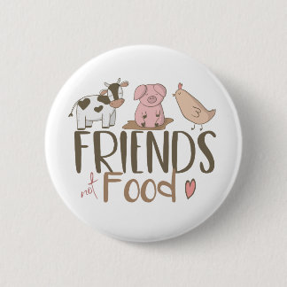 Badge Rond 5 Cm Nourriture 2 d'amis pas