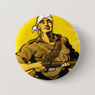 Badge Rond 5 Cm Nous avons pris la colline