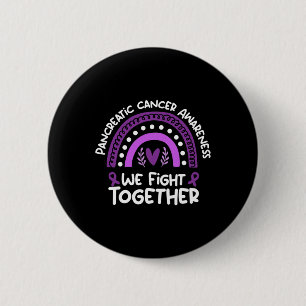 Badge Rond 5 Cm Nous combattons ensemble Sensibilisation au cancer